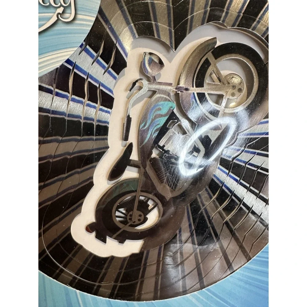 Spinfinity Motorcycle Large Stainless Steel Wind Spinner 12